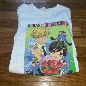 ouran high school host club hot topic shirt